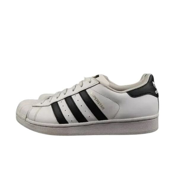 Adidas Shoes Mens 8 Sneakers Superstar Lifestyle Casual Athletic White Black Low main image 7